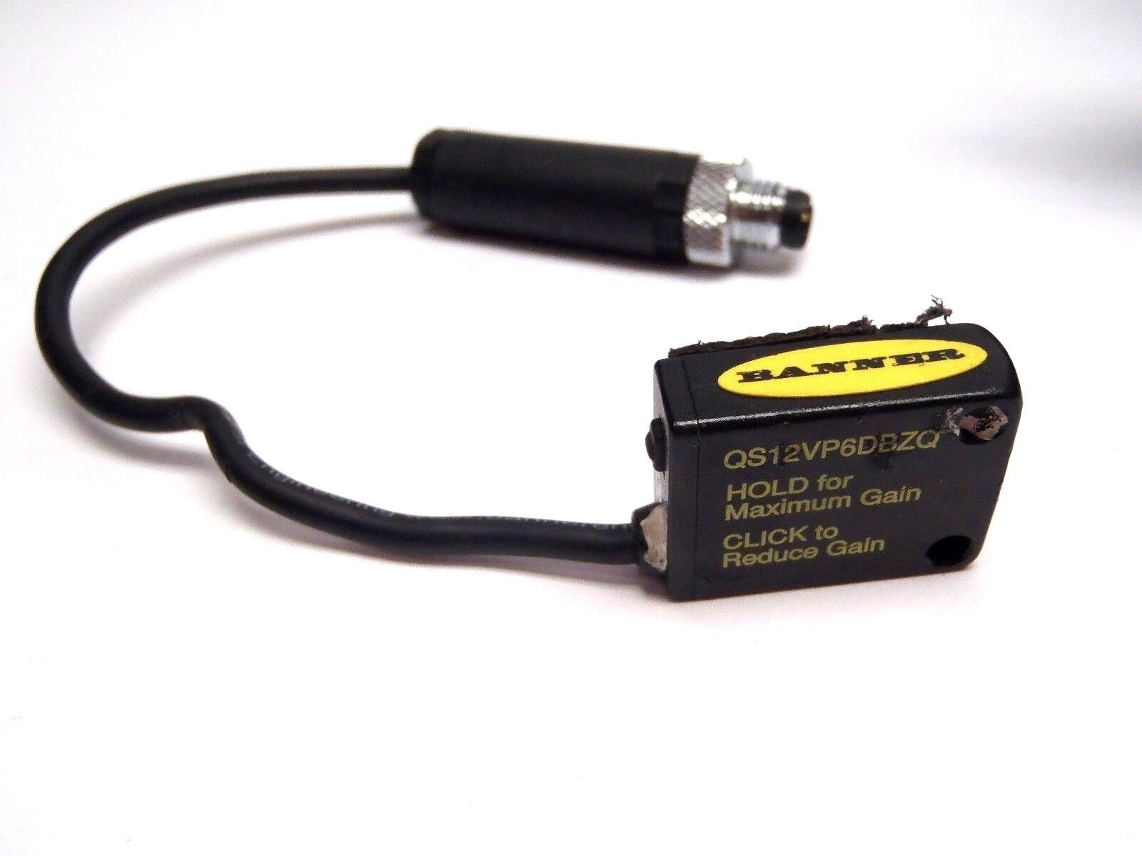 Banner QS12VP6DBZQ Mini-beam 2: Diffuse Flush Front Profile - Maverick Industrial Sales