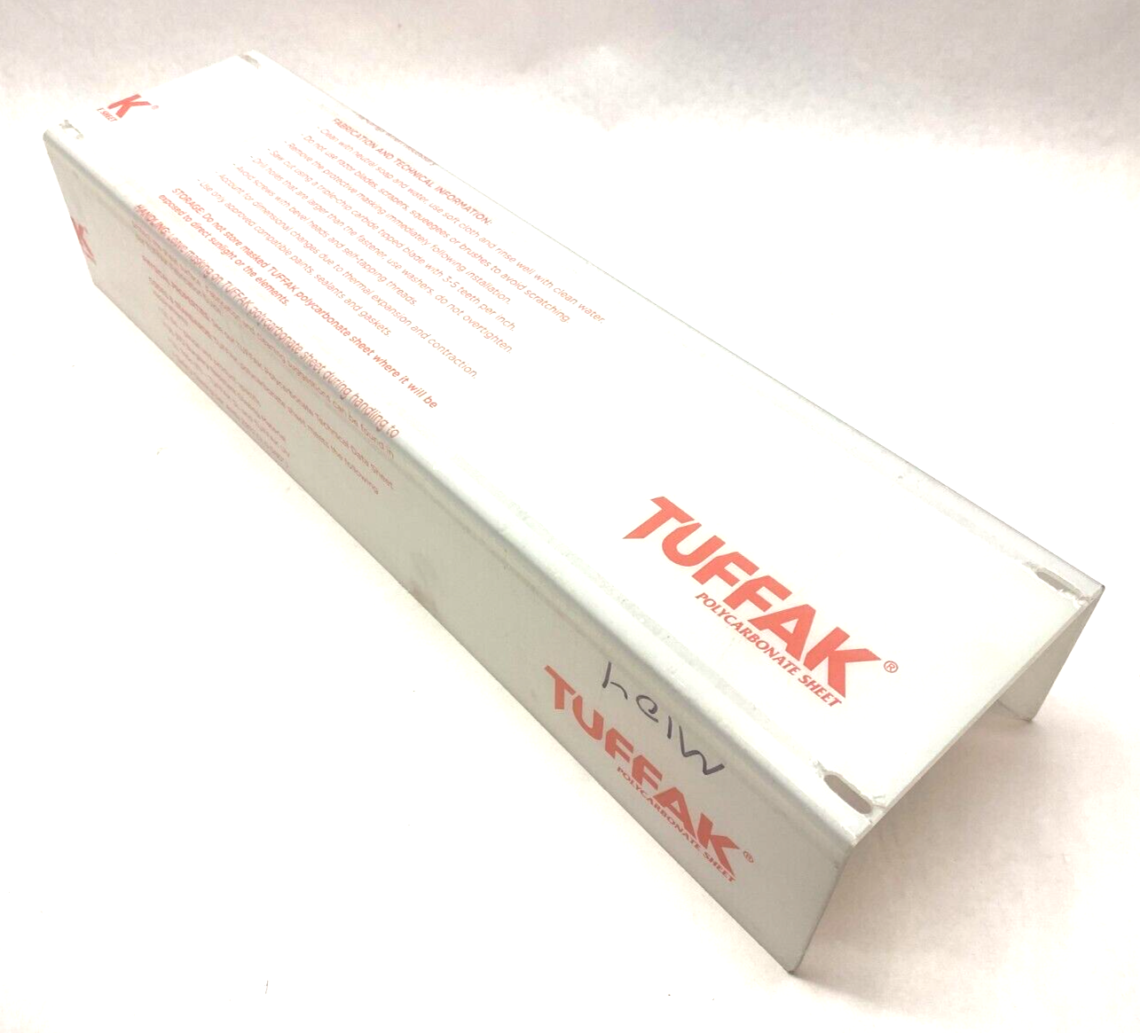 Plaskolite Tuffak C4309M104 Protective Polycarbonate Sheet UV Stabilized - Maverick Industrial Sales
