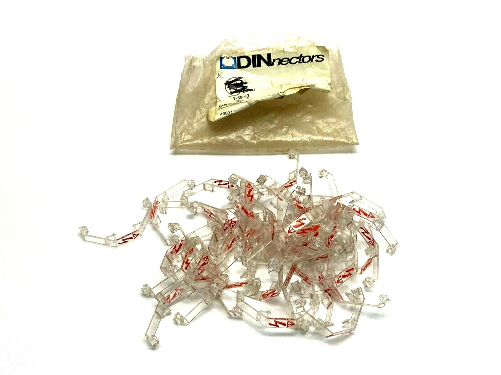 DINnector DN-C86 Clear Top Cover Printed Electrical Symbol for DN-T8 T6 LOT OF 4 - New – Open box - Maverick Industrial Sales