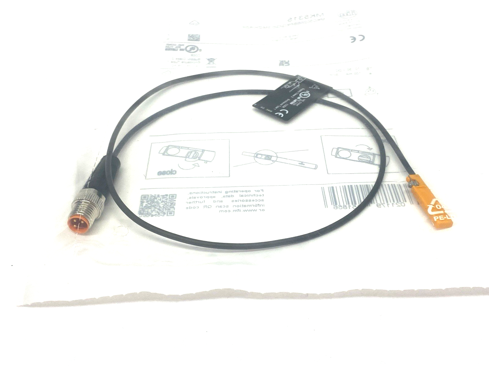 MK5315 | Ifm C-Slot Cylinder Sensor M8 Connector MKC3028BBPKG/G/0,5M/ZH/ASR - New - Maverick Industrial Sales