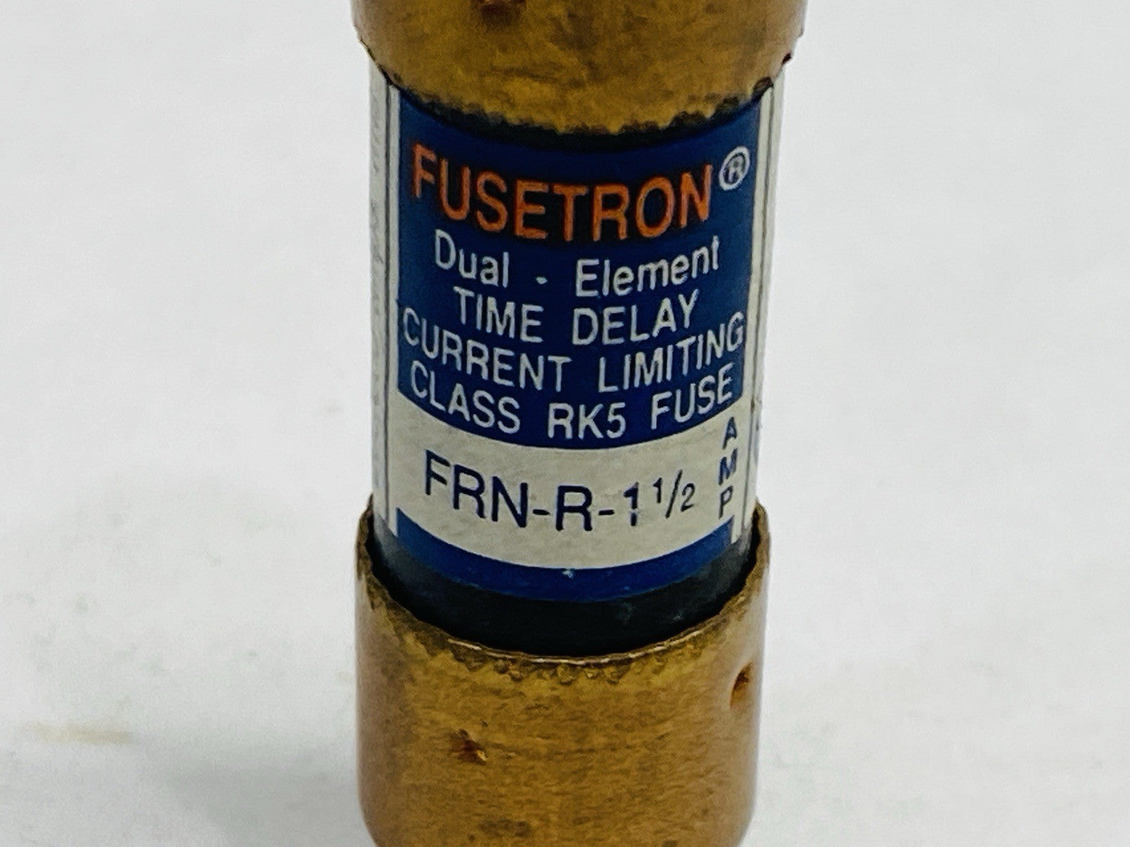 Bussmann FRN-R-11/2 Fusetron Time Delay Class RK5 Fuse 1.5A 250VAC LOT OF 3 - Maverick Industrial Sales
