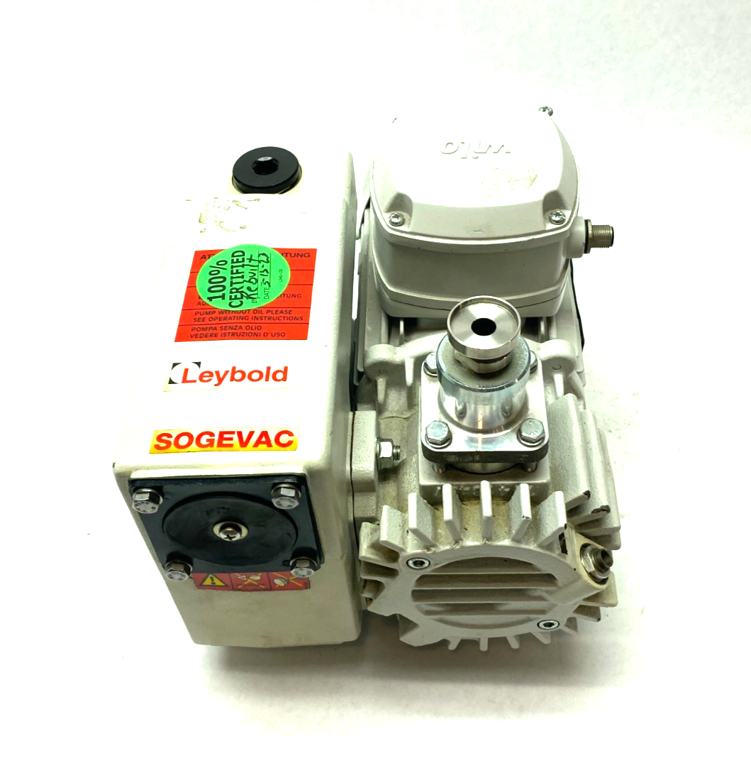 Leybold SV16B SOGEVAC Rotary Vane Vacuum Pump - Maverick Industrial Sales