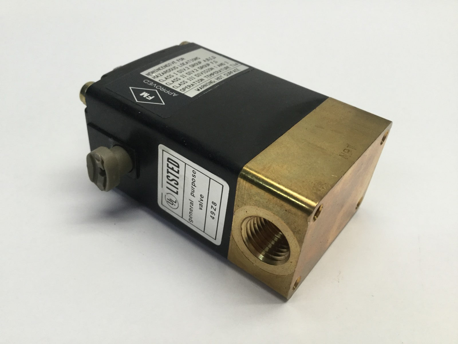 0330 C 1/8 FKM BR | Burkert 0330 C 1/8 FPM BR Solenoid Valve NPT1/4 PMAX 145 PSI - Used - Maverick Industrial Sales