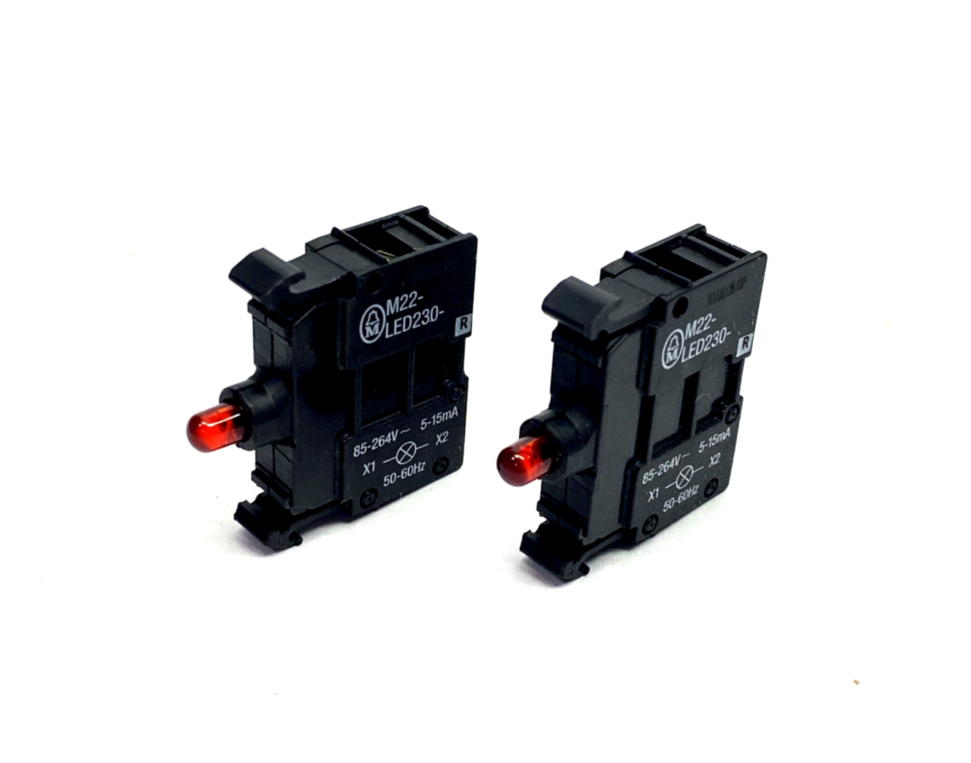 Moeller M22-LED230-R Modular Pushbutton LED Light Unit, Red S-5804 2-PACK - Maverick Industrial Sales