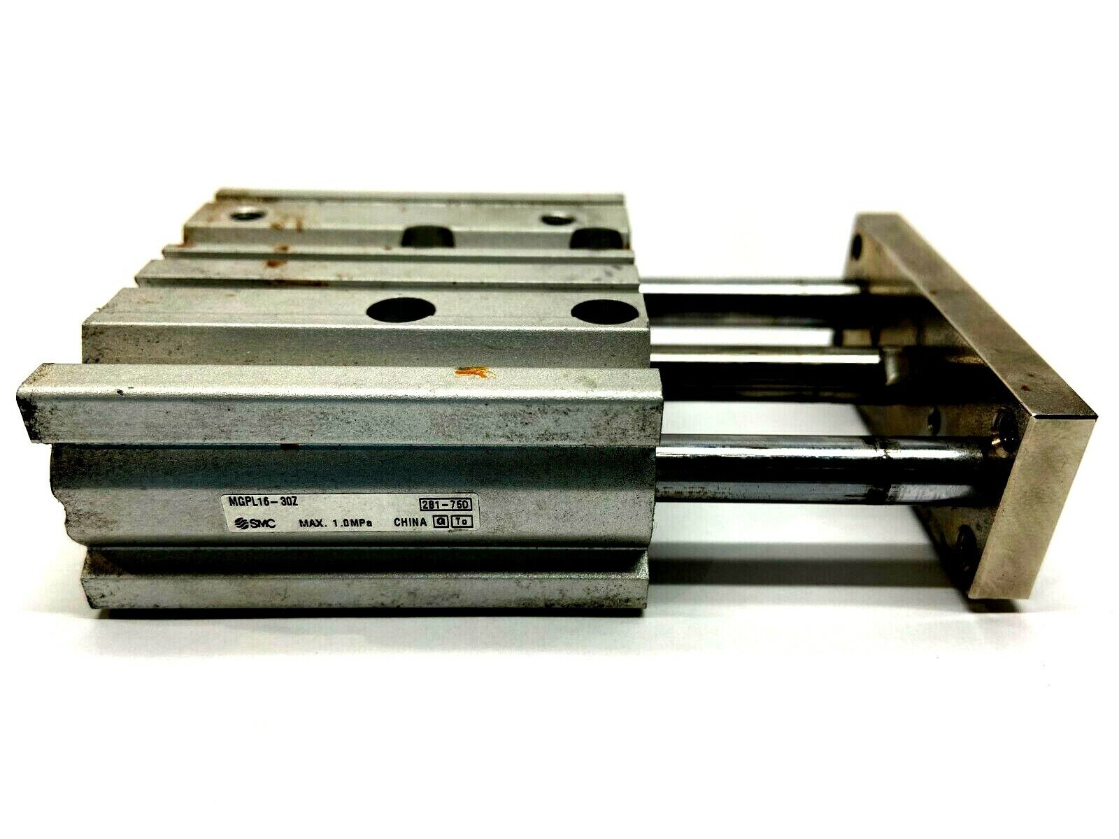 SMC MGPL16-30Z Compact Guide Cylinder 16mm Bore 30mm Stroke - Maverick Industrial Sales