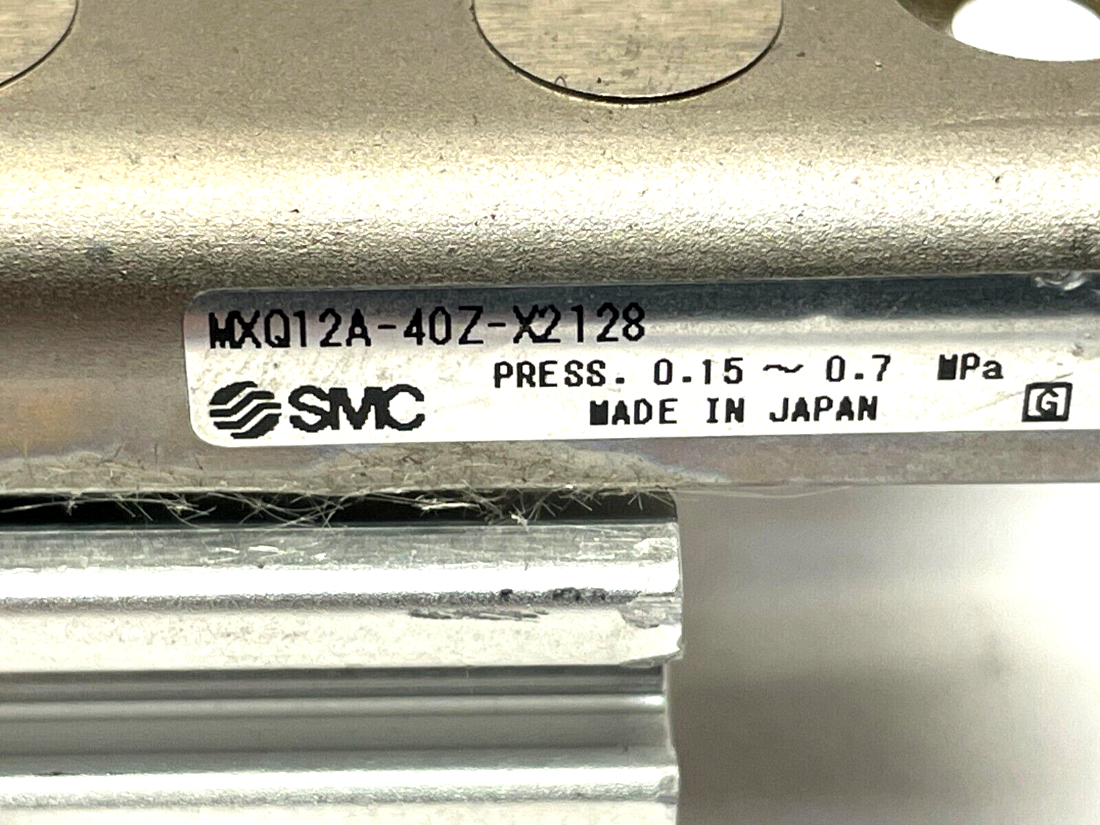 SMC MXQ12A-40Z-X2128 Guided Cylinder Slide Table - Maverick Industrial Sales
