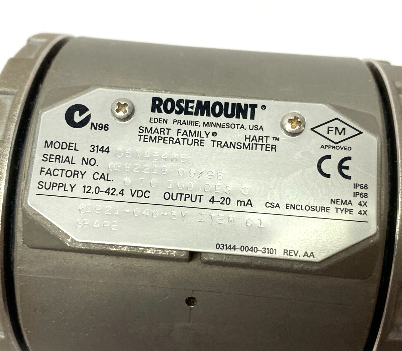 Rosemount Hart 3144D5NAB4M5 Temperature Transmitter Sensor Housing Kit - Maverick Industrial Sales