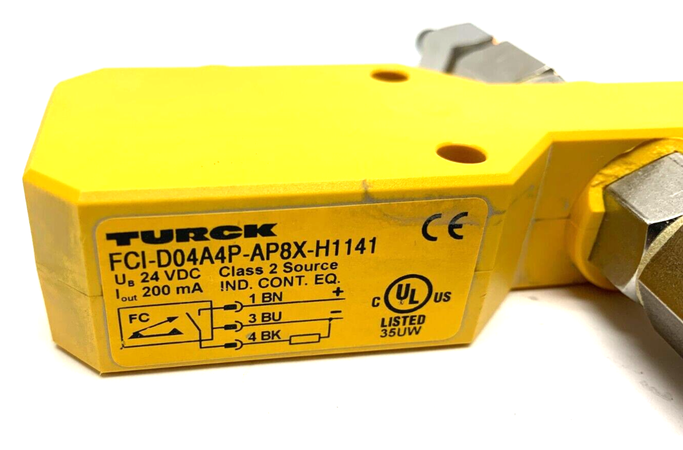 Turck FCI-D04A4P-AP8X-H1141 Class 2 Inline Flow Control Sensor 24VDC - Maverick Industrial Sales