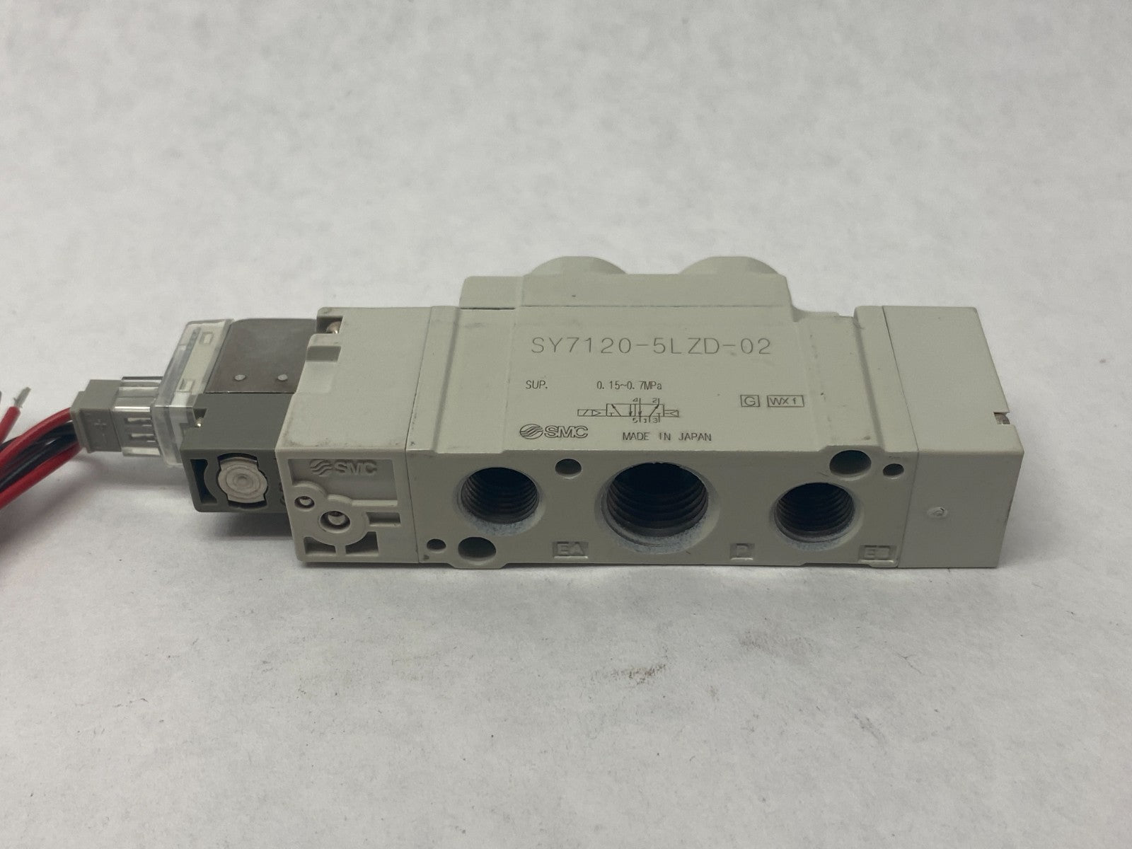 SMC 7120-5LZD-02 Solenoid Valve, 5-Port - Maverick Industrial Sales