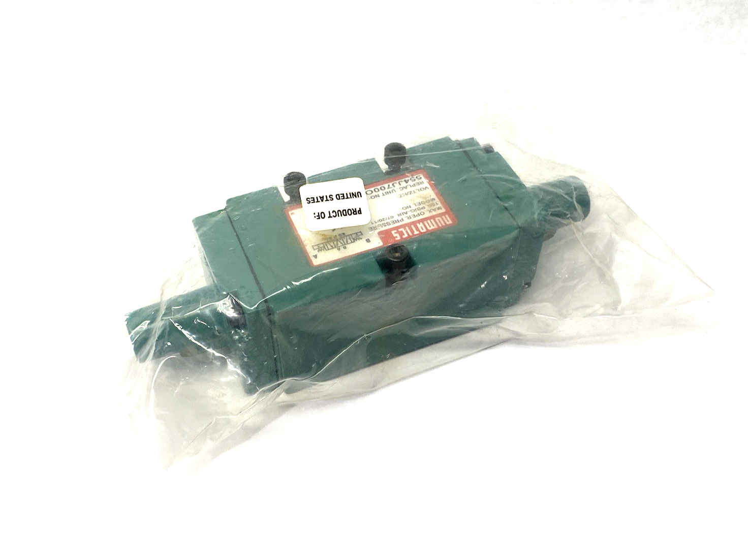 554JJ700O000000 | Numatics Remote Pilot Air Control Valve, 4-Way, 2-Position - New - Maverick Industrial Sales