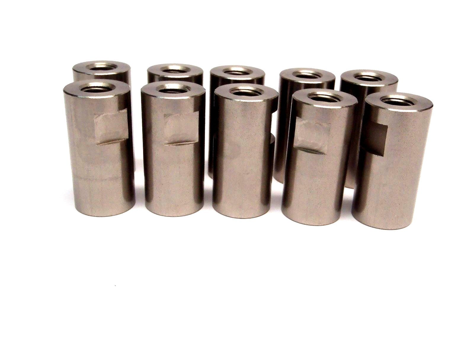 Lot of (10) Misumi PETN20-40-SC5-M10 Circular Frame Posts One End Tapped M10 - Maverick Industrial Sales