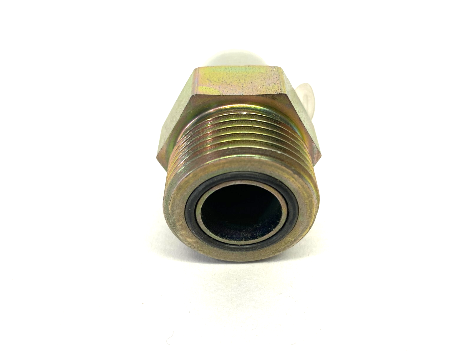 Parker 12-8 FLO-S Seal-Lok ORFS Straight Male Connector 3/4" to 1/2"-14 NPT - Maverick Industrial Sales