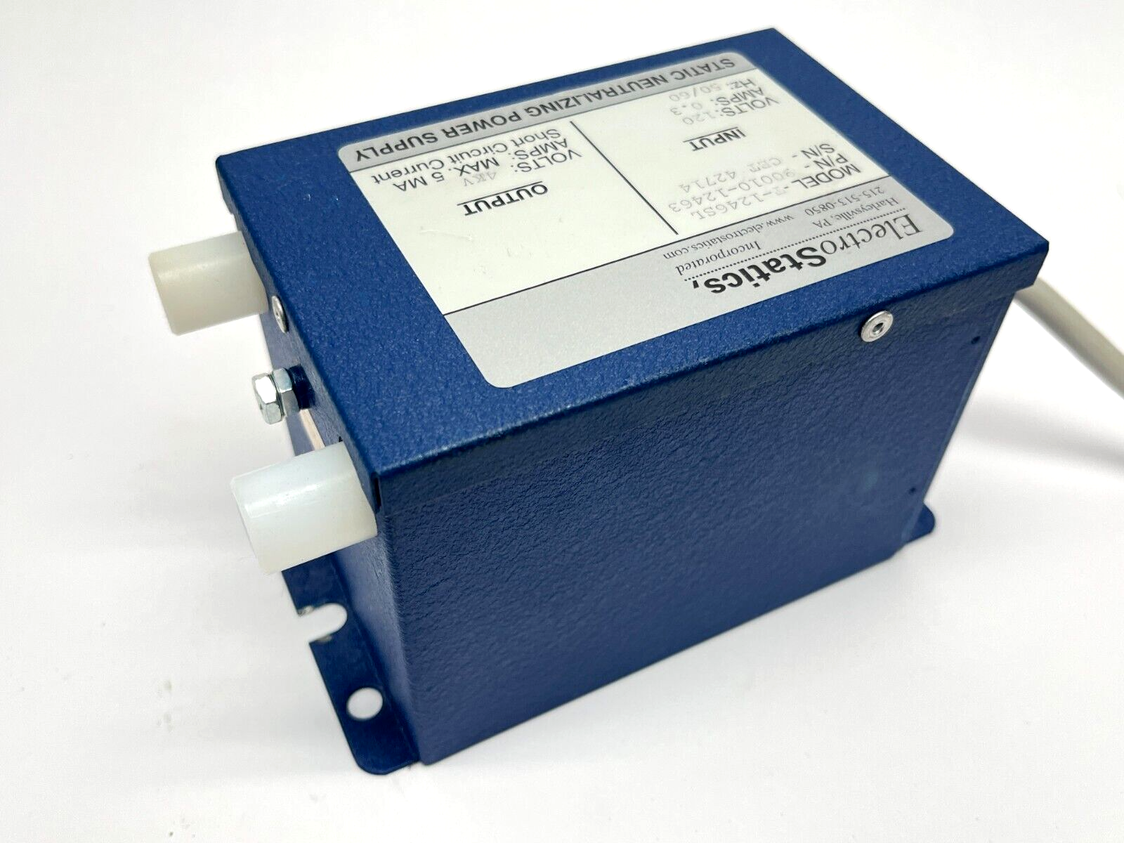 ElectroStatics T-1246SL Static Neutralizing Power Supply 4KV 90010-12463 - Maverick Industrial Sales