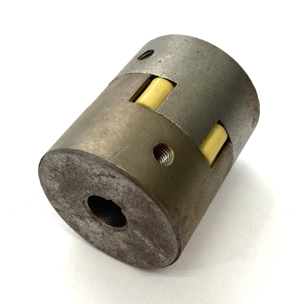 ML075 12MM | Martin Jaw Coupling Hub Half 2x w/ Flexible Spider Insert - Used - Maverick Industrial Sales