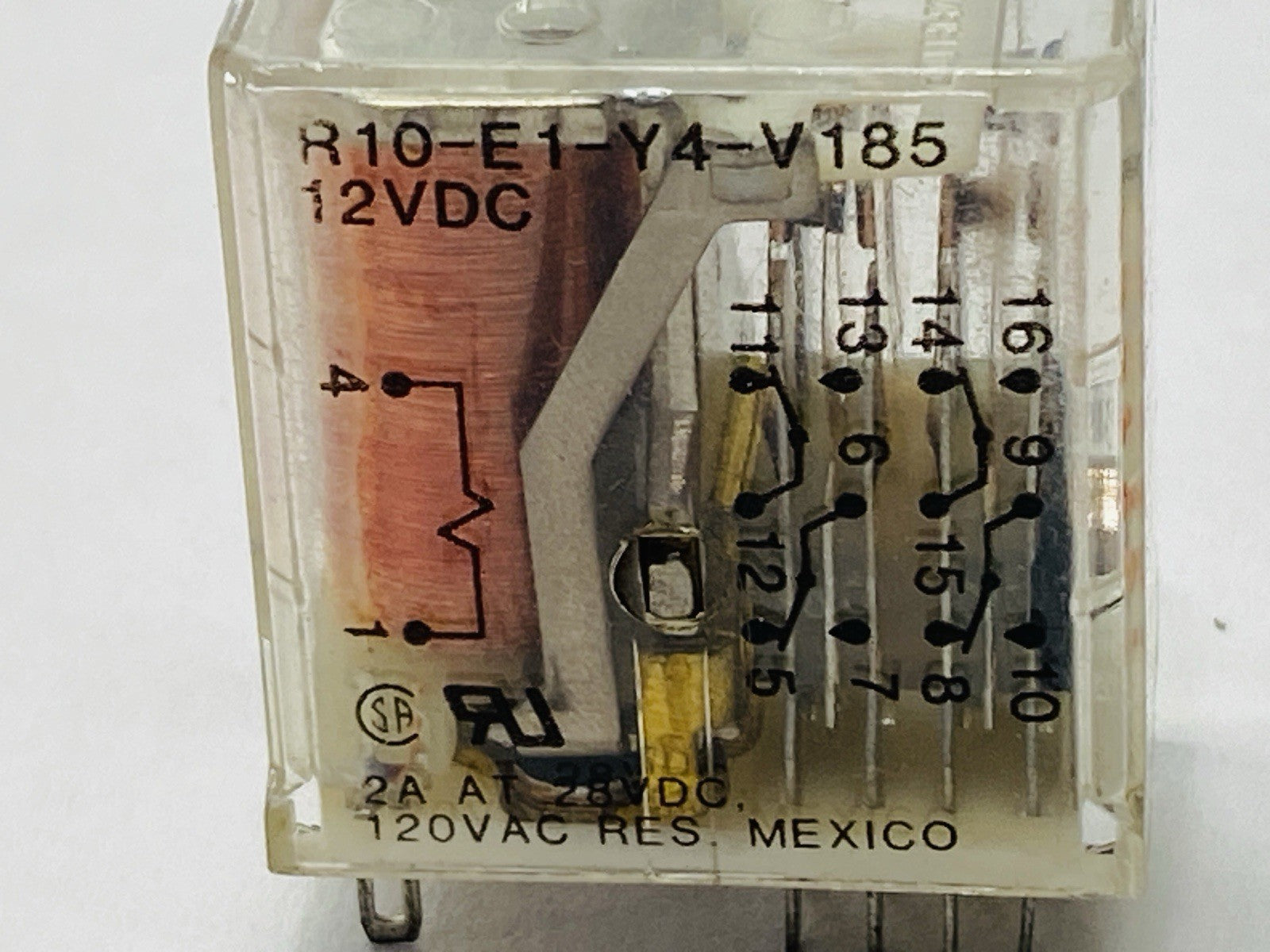 Potter & Brumfield R10-E1-Y4-V185 General Purpose Relay 2A 12VDC - Maverick Industrial Sales