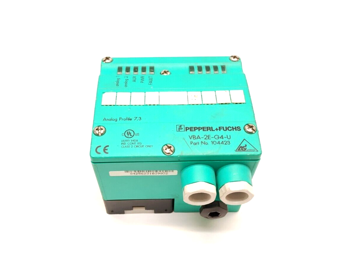 Pepperl+Fuchs VBA-2E-G4-U AS-Interface Analog Module 104423 - Maverick Industrial Sales