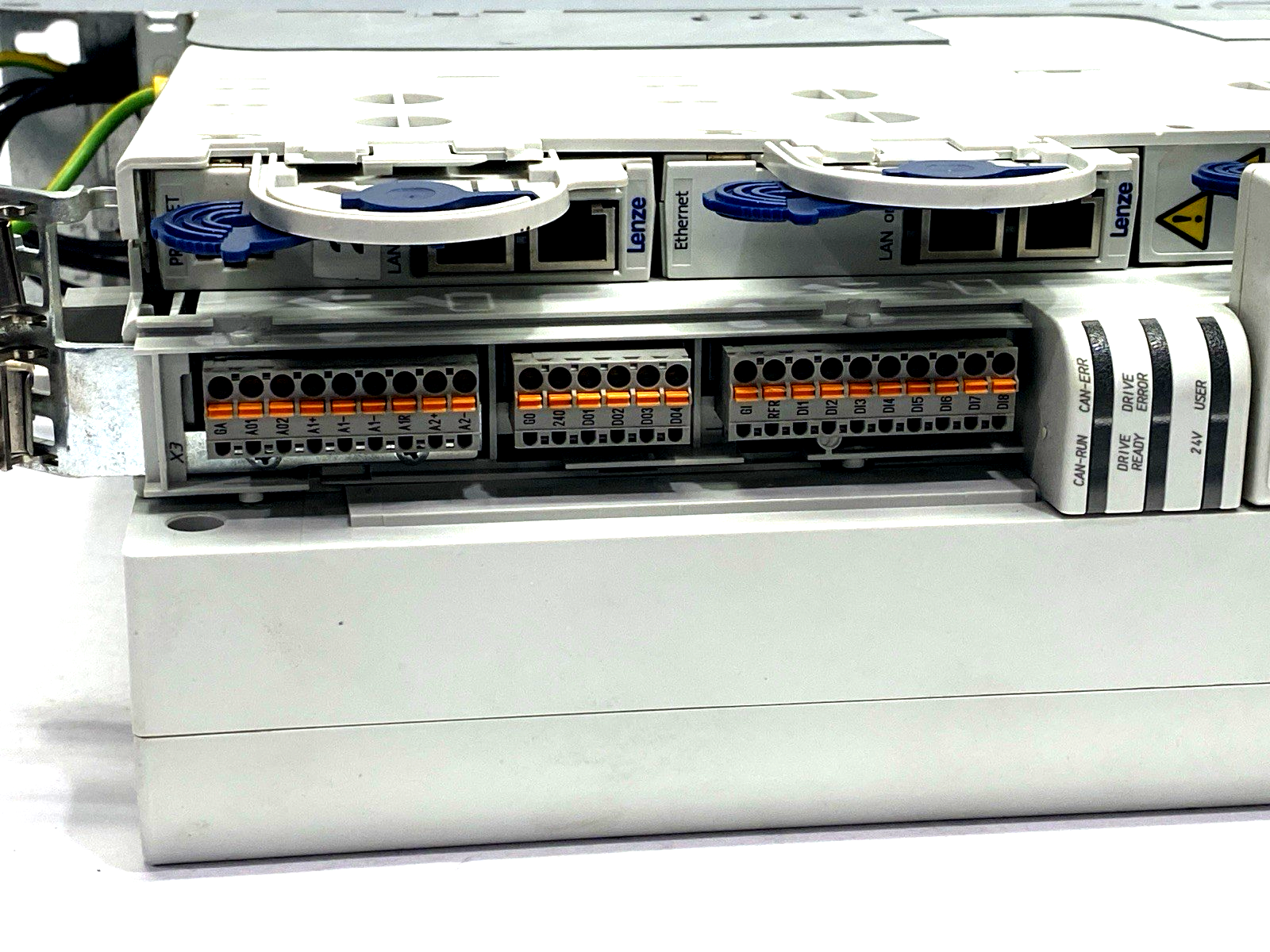 E94ASHE0244 | Lenze HighLine Single Drive Servo Drive 3/PE AC 480V 0-599Hz 15.4kVA - Used - Maverick Industrial Sales