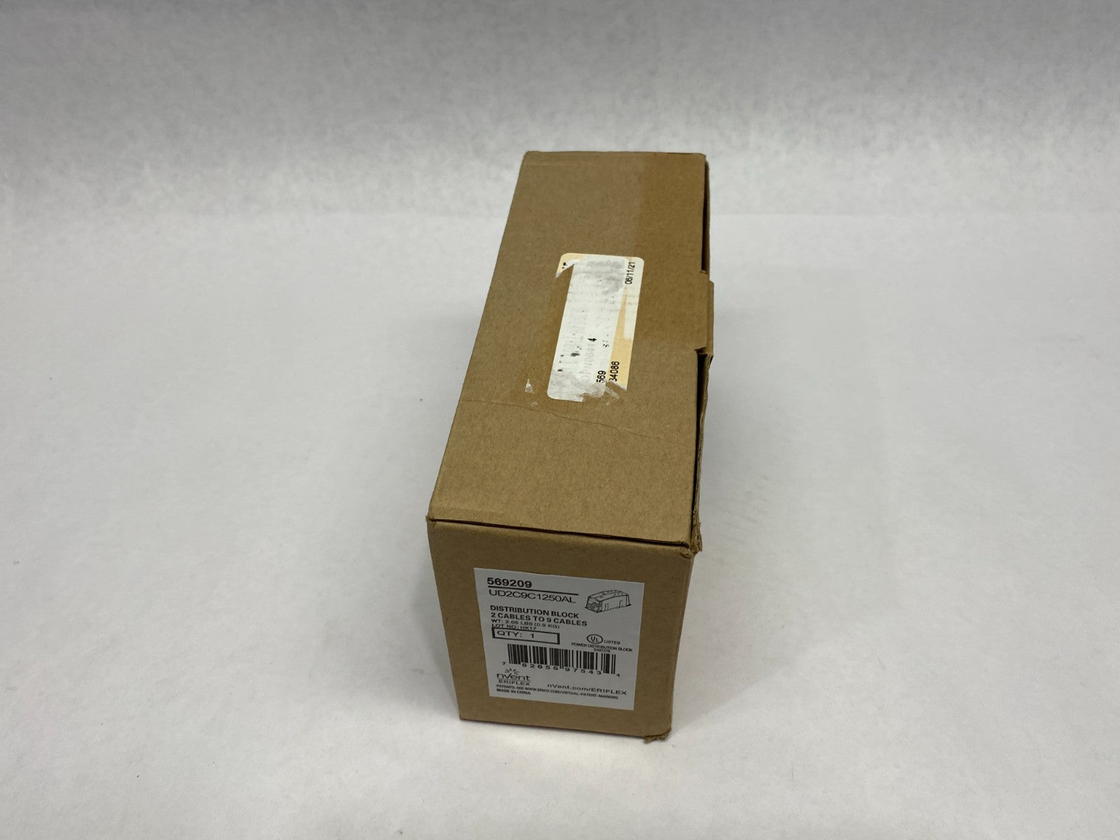 569209 | nVent Eriflex Power Distribution Block 2 Cables to 9 Cables UD2C9C1250AL - New - Maverick Industrial Sales