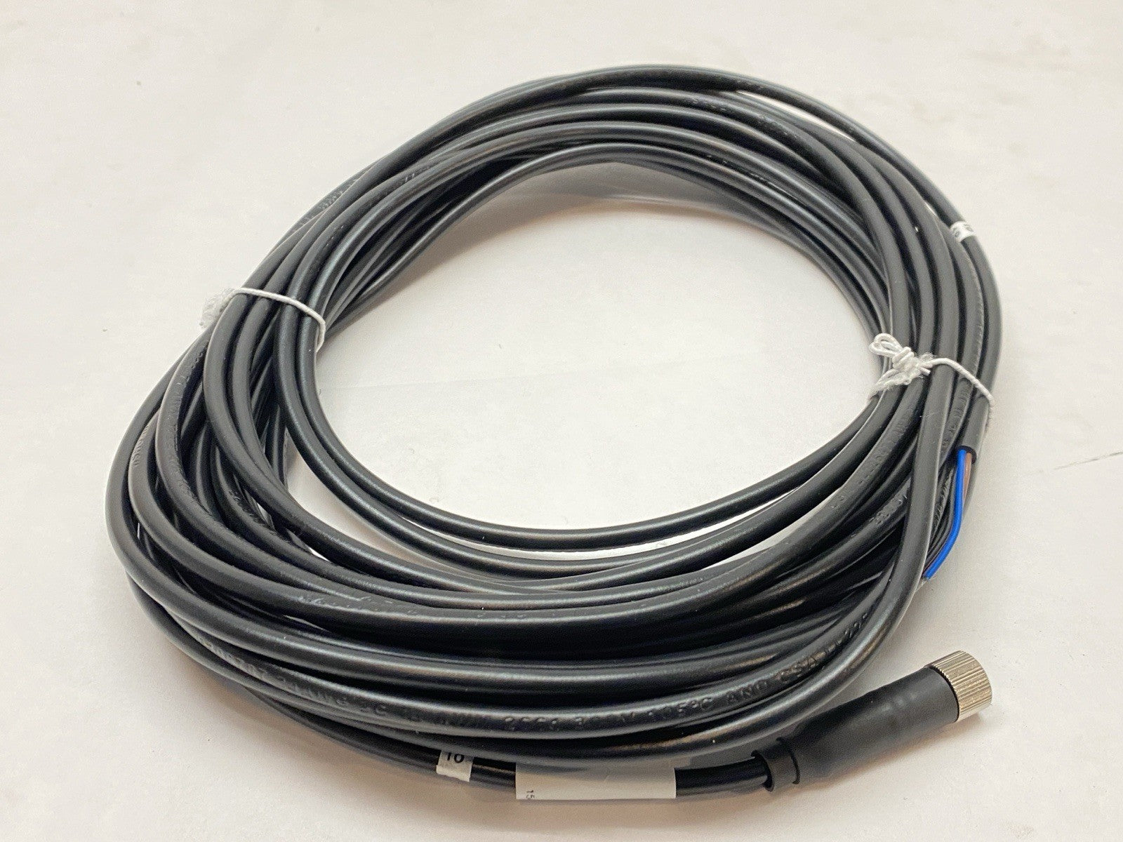 Mencom NAN-T-3FP-10M Cordset Female Straight M8 3-Pin - Flying Leads 10m - Maverick Industrial Sales