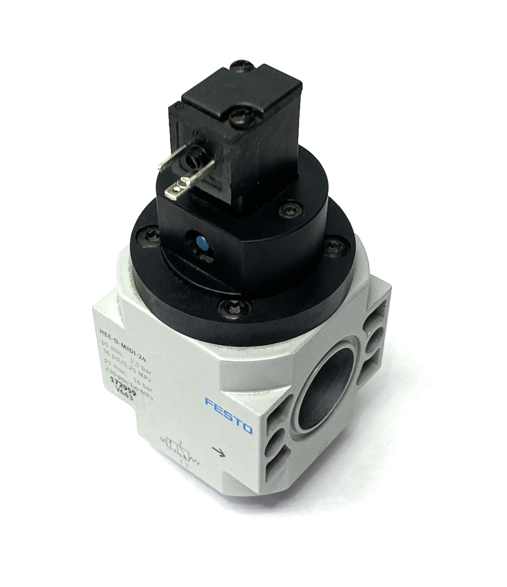 Festo HEE-D-MIDI-24 On-Off Valve 172959 - Maverick Industrial Sales