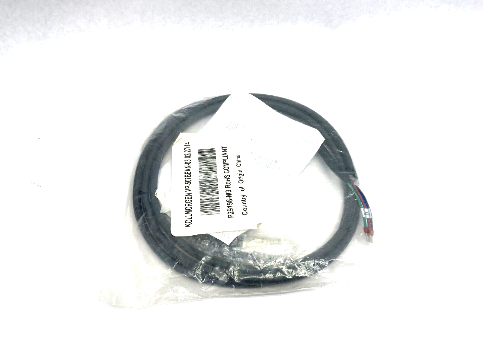 Kollmorgen VP-507BEAN-03 Euro Style Power Cable Single Ended 6A - Maverick Industrial Sales