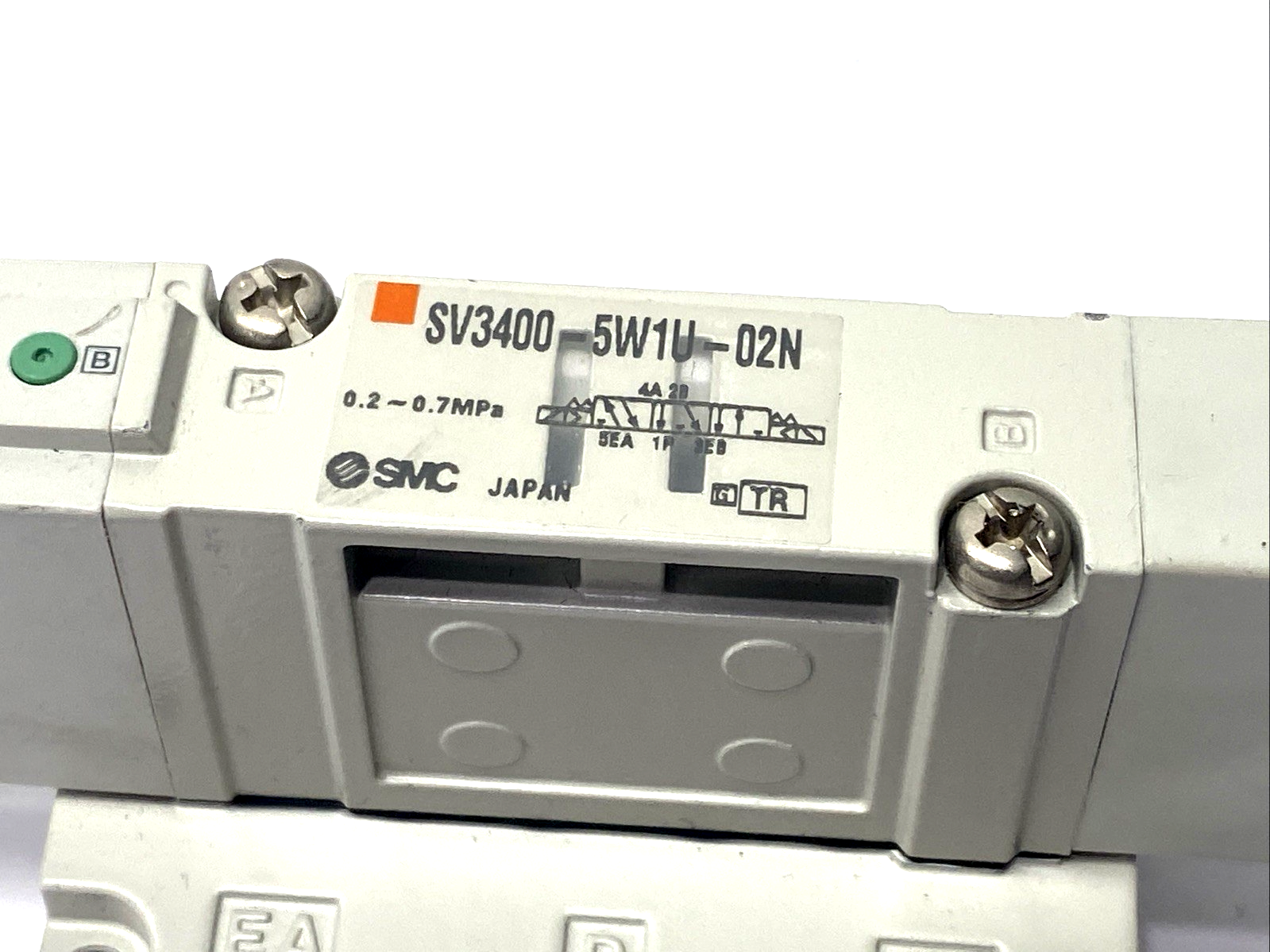 SMC SV3400-5W1U-02N Solenoid Valve & Subplate 1/4" NPT - Maverick Industrial Sales