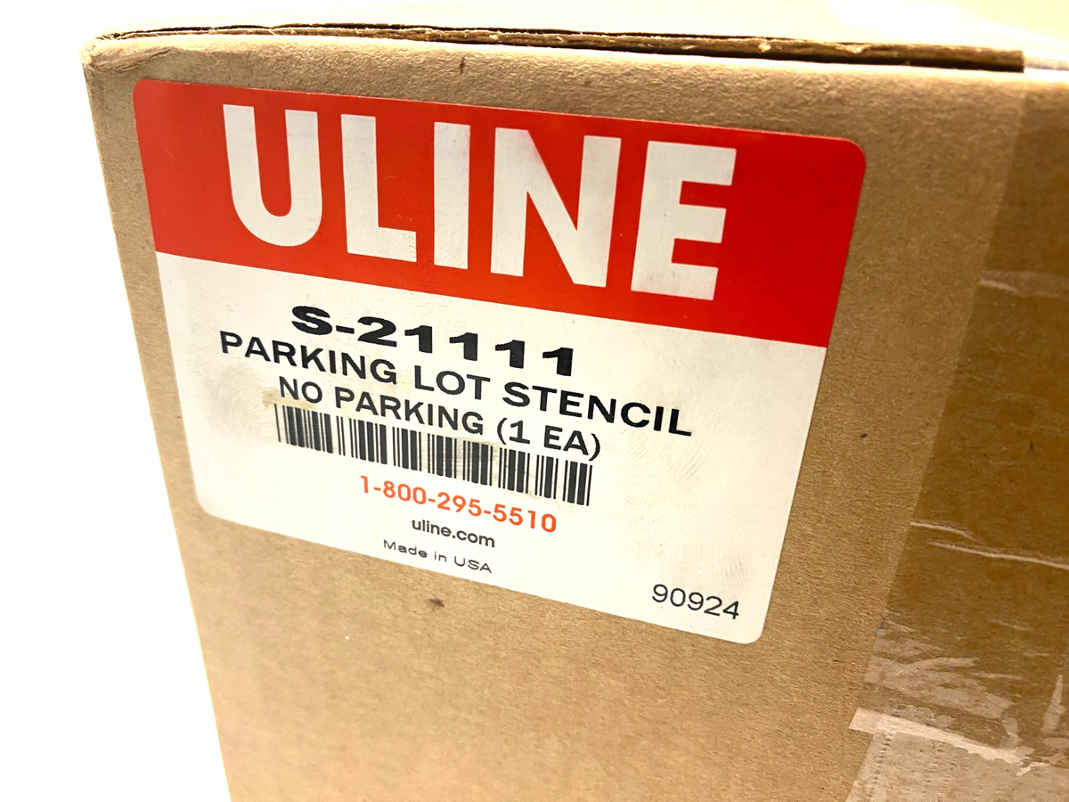 Uline S-21112 Parking Lot Stencil, FIRE LANE, Reusable - Maverick Industrial Sales