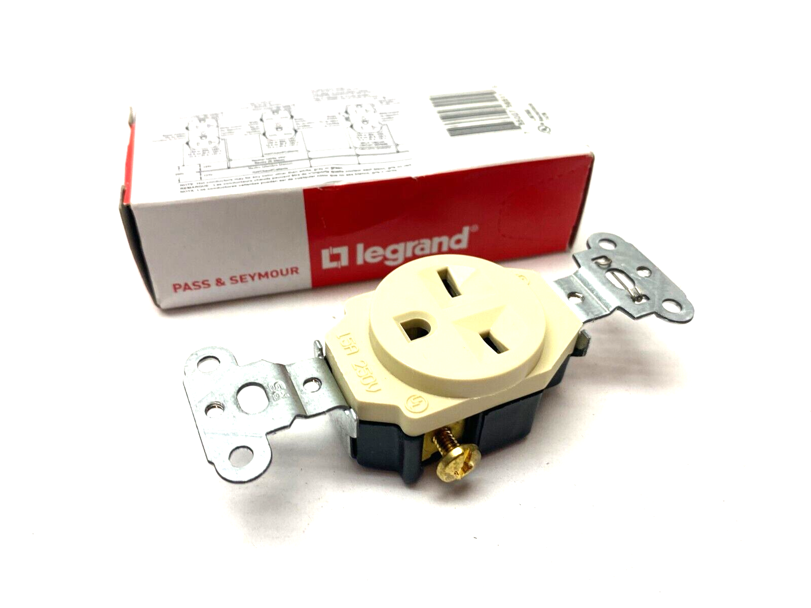 Legrand 5651-I Commercial Grade Single Outlet Receptacle Beige - Maverick Industrial Sales