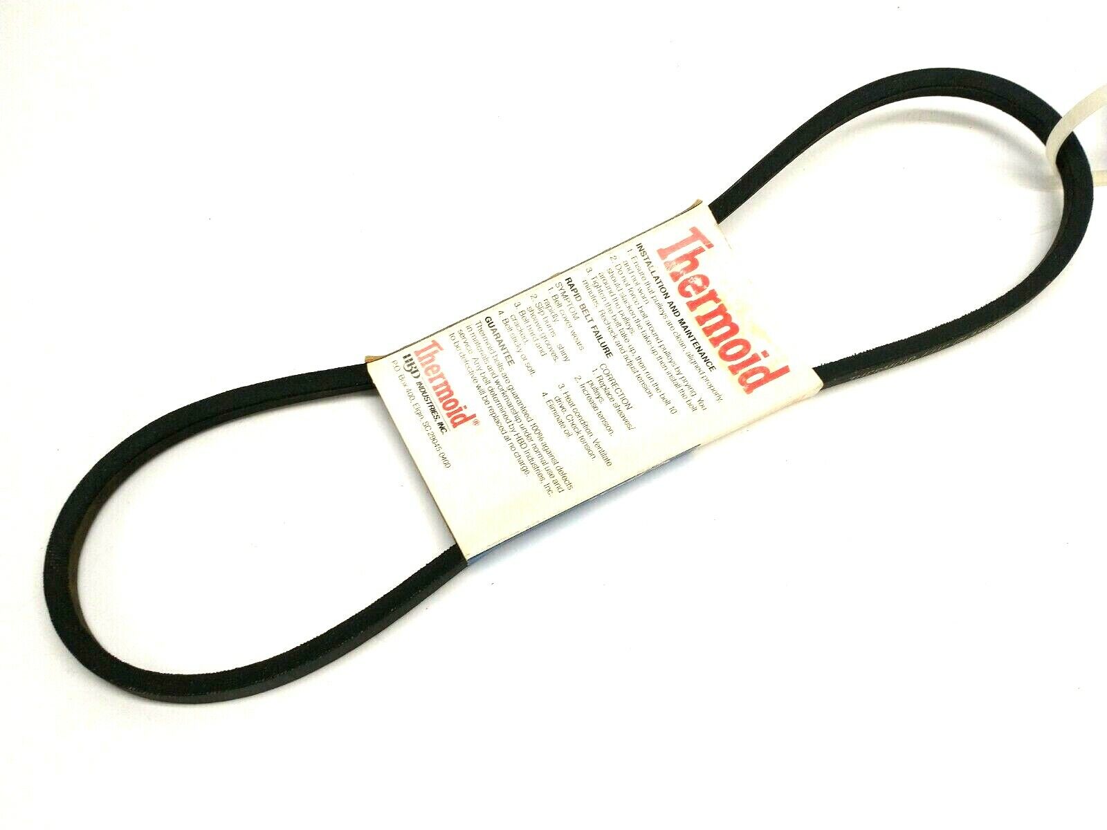 Thermoid 4L400 FHP Glasstex V-Belt 1/2" x 40" LOT OF 5 - Maverick Industrial Sales