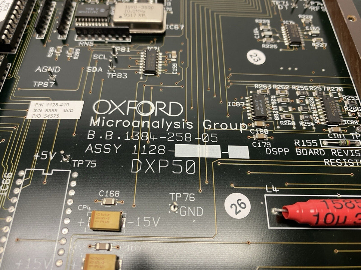 51-1128-419 | Oxford Circuit Board 1384-258-05 DPX50 REV D. - Used - Maverick Industrial Sales