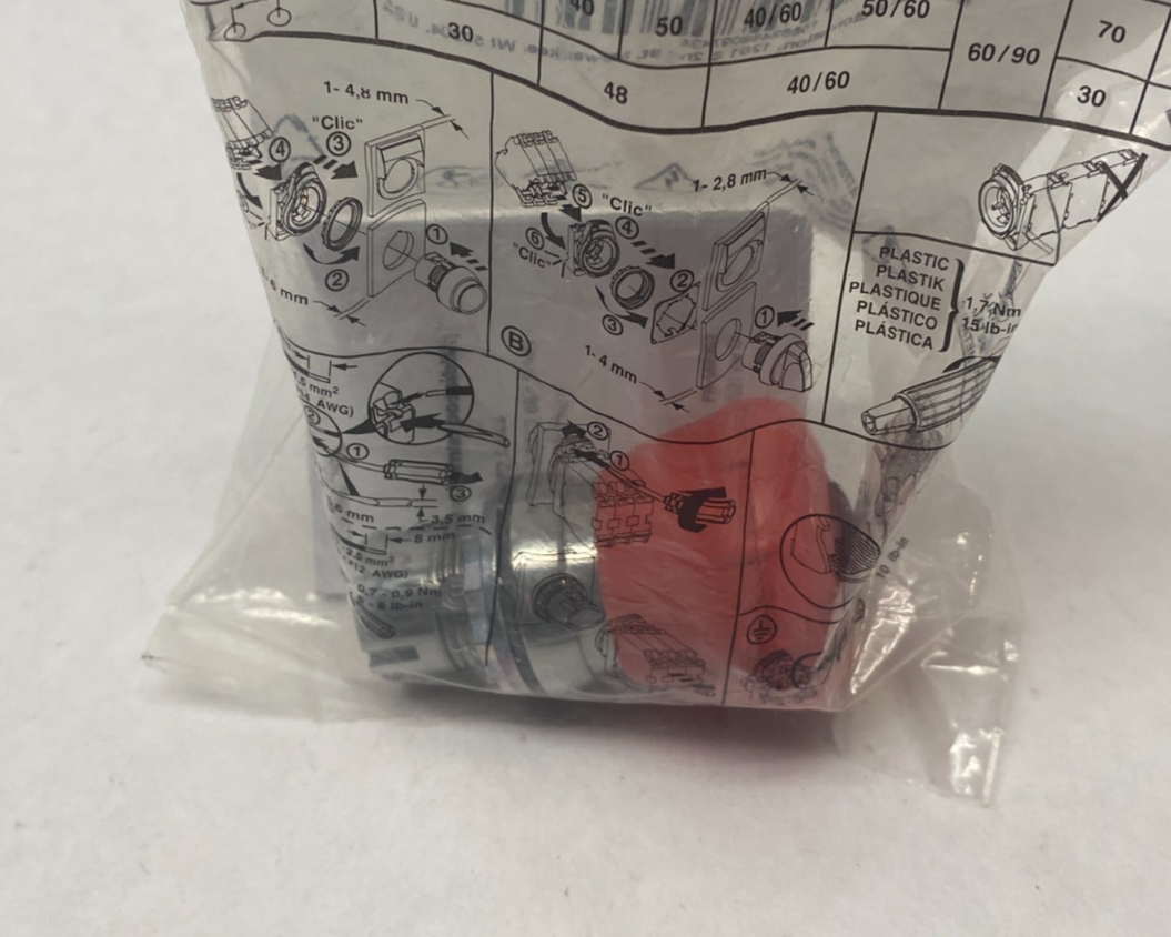 Allen Bradley 800FM-LMT44 Ser. B Twist-to-Release Illuminated Pushbutton 40mm - Maverick Industrial Sales