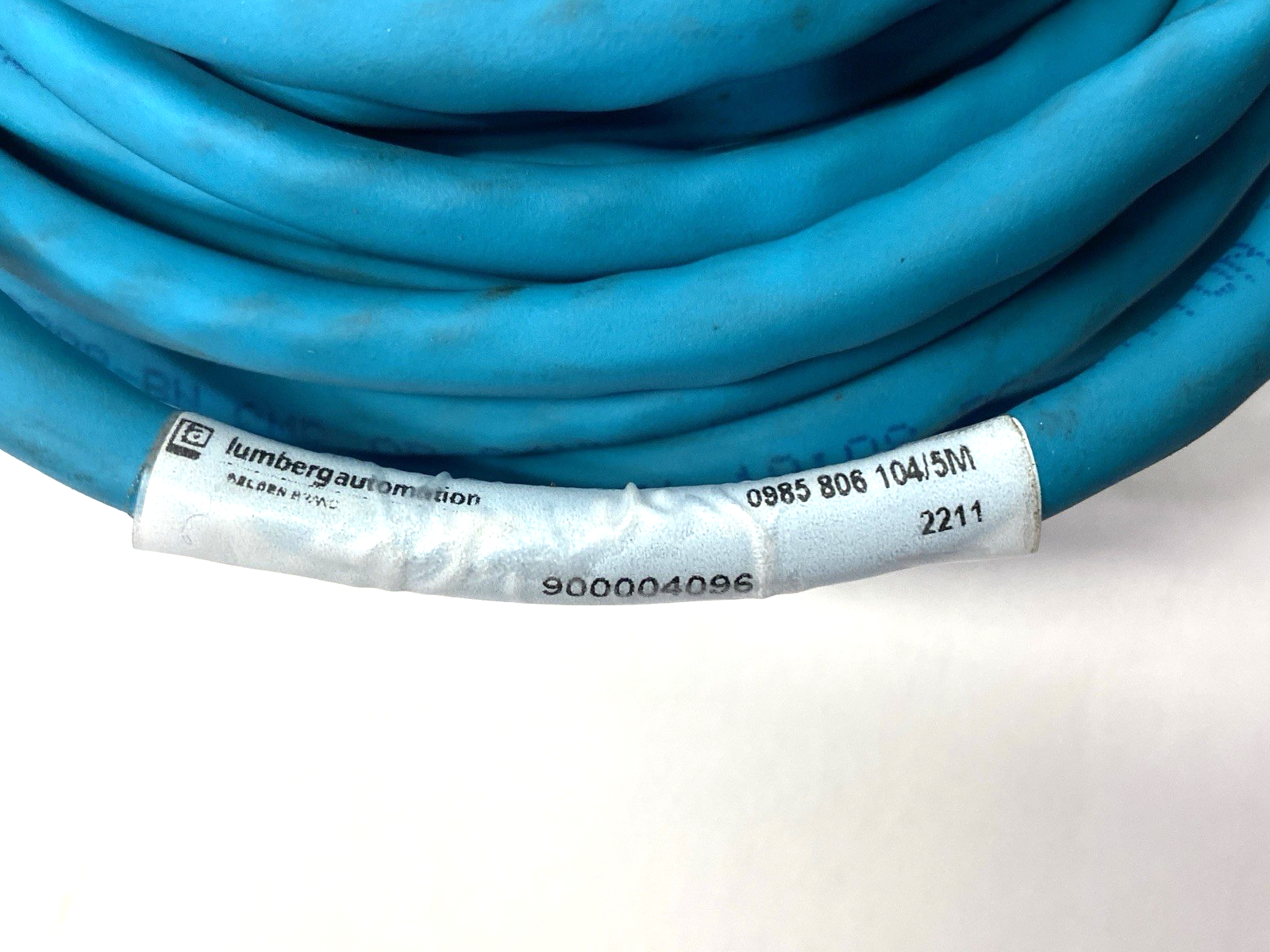 0985 806 104/5M | Lumberg Automation Ethernet Cordset M12F to RJ45M 900004096 - Used - Maverick Industrial Sales