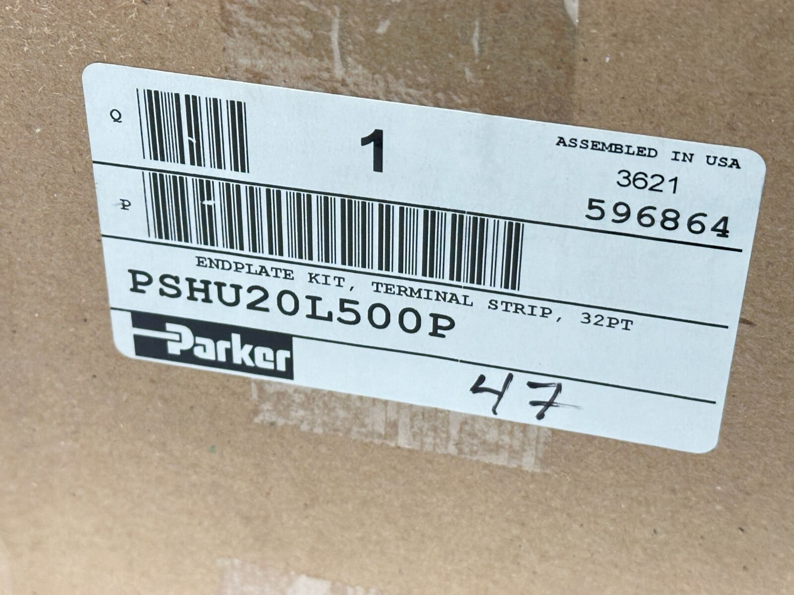 Parker PSHU20L500P Terminal Strip Endplates Kit 32PT - Maverick Industrial Sales