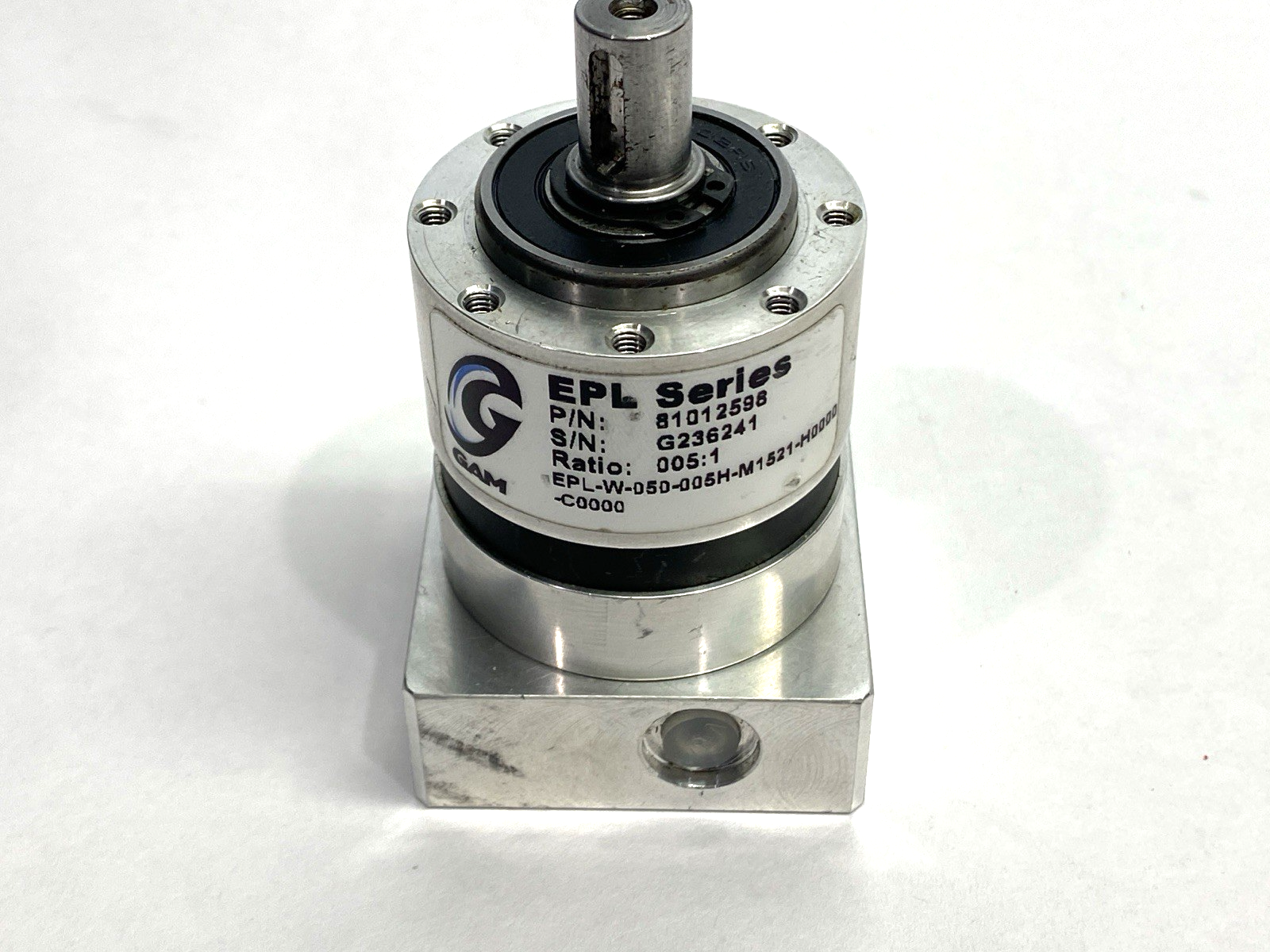 GAM 81012598 Planetery Gearbox 005:1 Ratio EPL-W-050-005H-M1521-H0000-C0000 - Maverick Industrial Sales