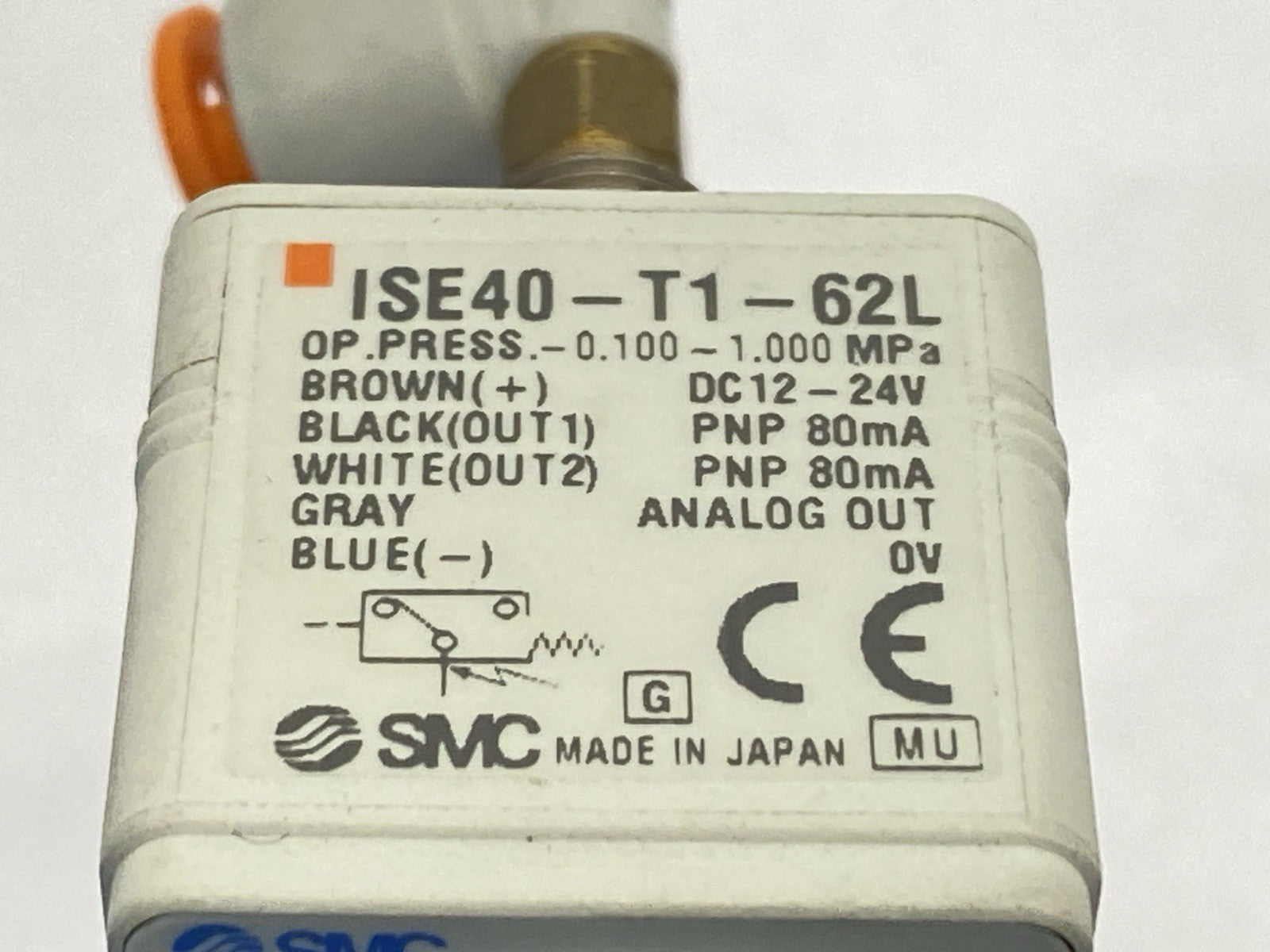 ISE40-T1-62L | SMC Pneumatic Pressure Switch 12-24VDC - Used - Maverick Industrial Sales