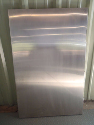K475030 | Steelcraft  LHR 304 Stainless Cabinet Door 23-3/4"W X 37-1/2"H - Used