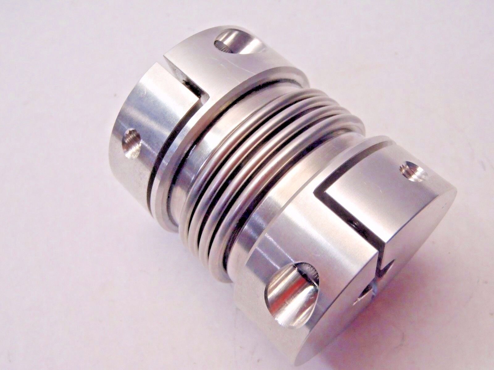 195770 Coupling 2-1/8"OD 7/8"ID 1/4"Key 1/2"ID 1/8" Key 2-5/8"L Alum/ SS Bellows - New Other - Maverick Industrial Sales