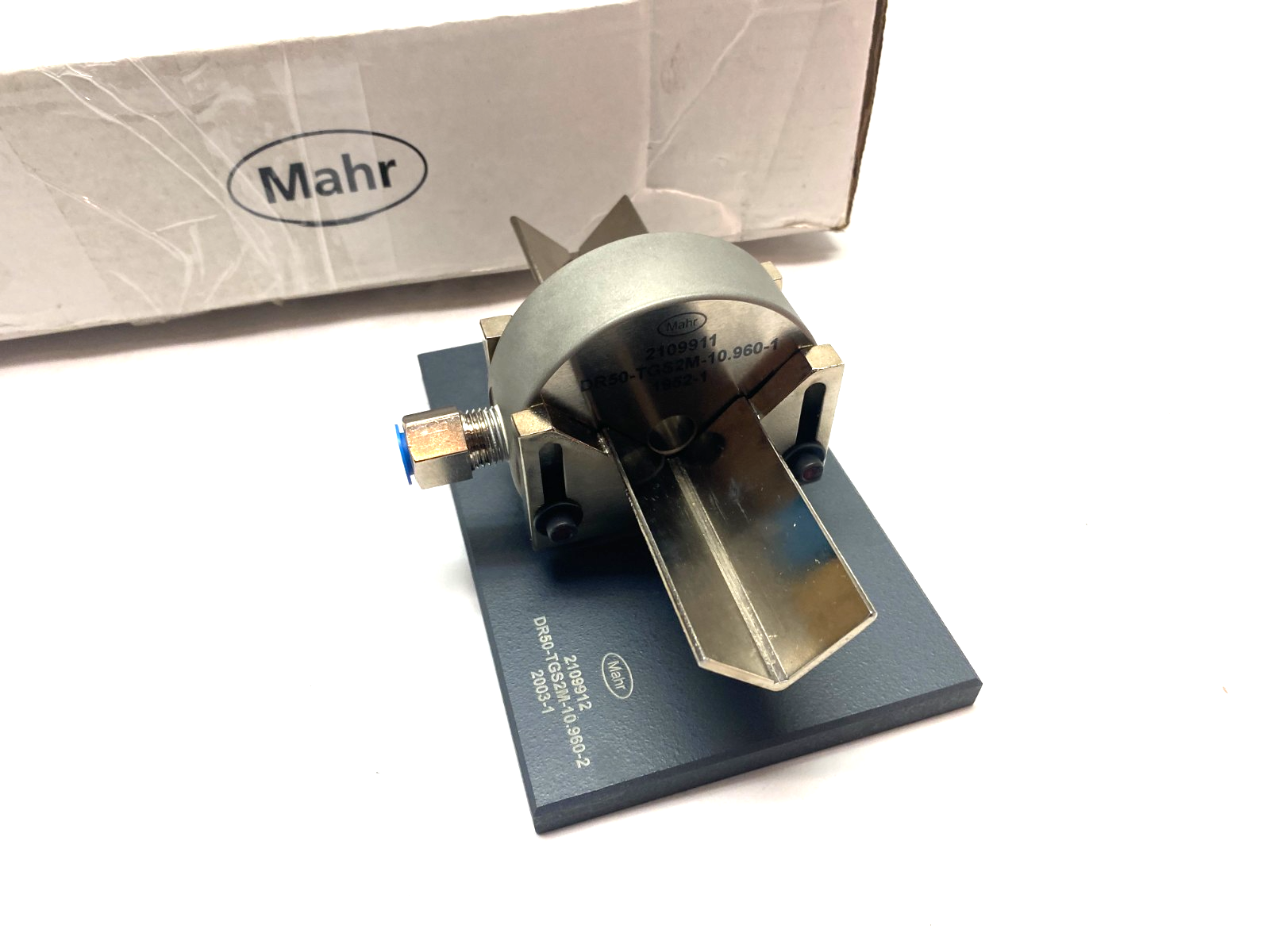 Mahr 2109911 Dimensionair Air Ring Gauge 2-Jet DR50-TGS2M-10.960-1 w/ Base Plate - Maverick Industrial Sales
