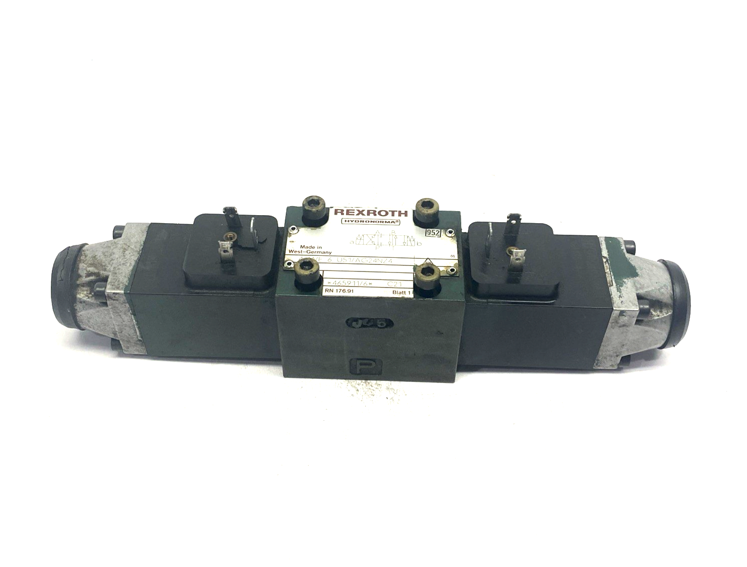 Rexroth Hydronorma 4 WE 6 U51/AG24NZ4 Valve - Maverick Industrial Sales
