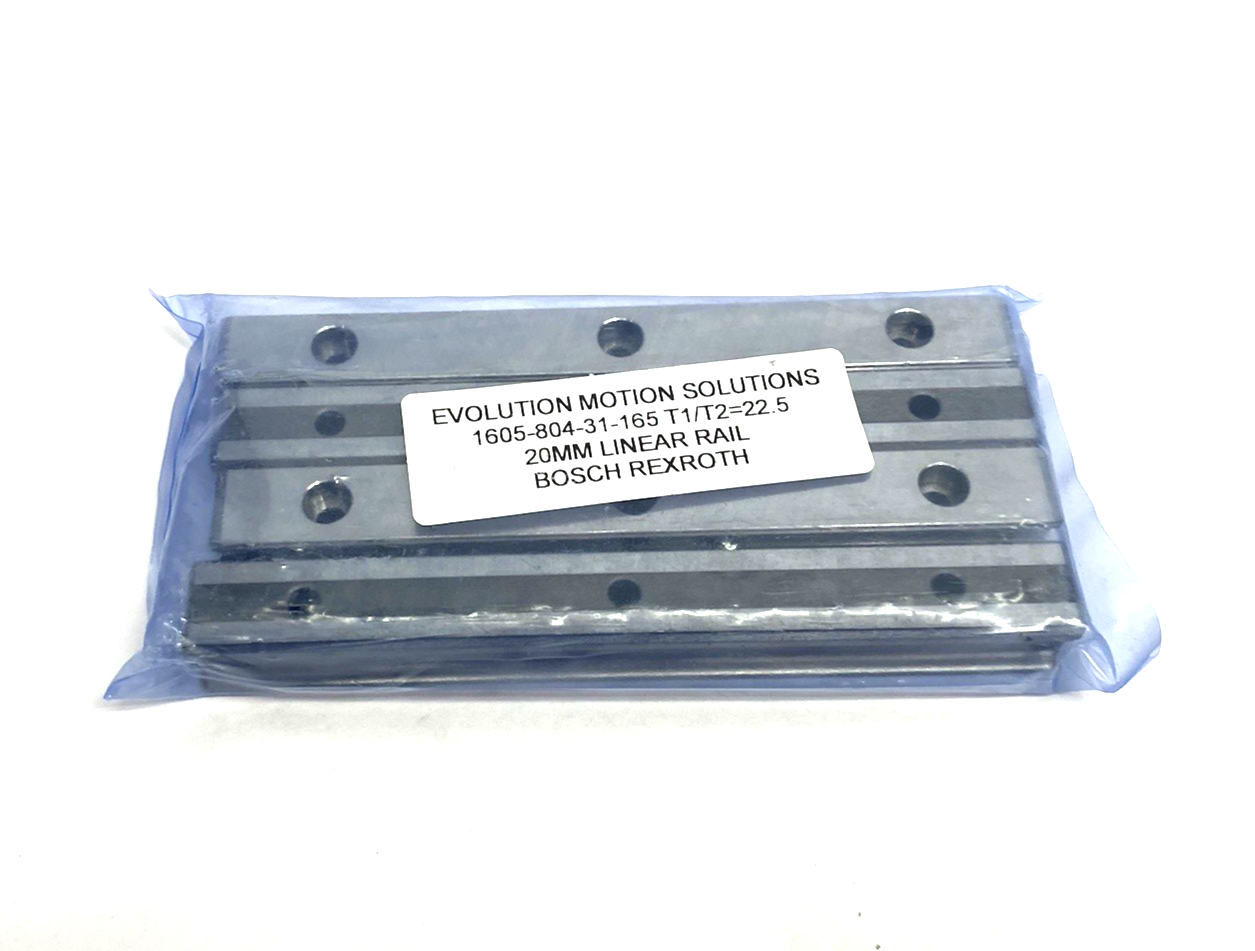 R160580431 | Bosch Rexroth Guide Rail Section 165mm KSA-020-SNS-N-MA-AK PKG OF 4 - New - Maverick Industrial Sales