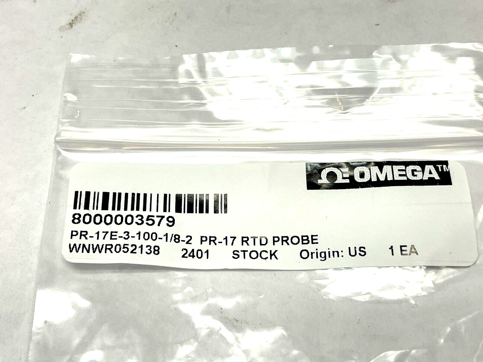 Omega PR-17E-3-100-1/8-2 RTD Probe - Maverick Industrial Sales