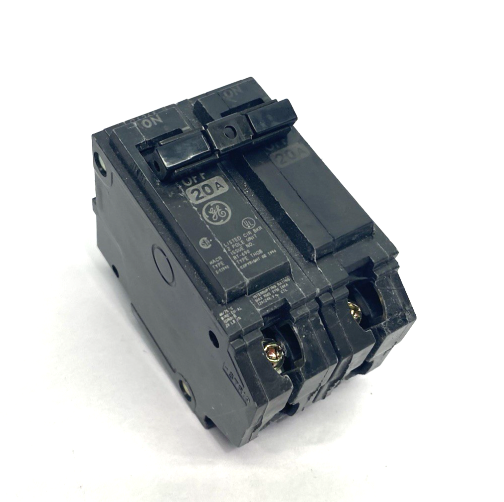 General Electric RT-690 20A Circuit Breaker 2-Pole Type THQB, HACR - Maverick Industrial Sales
