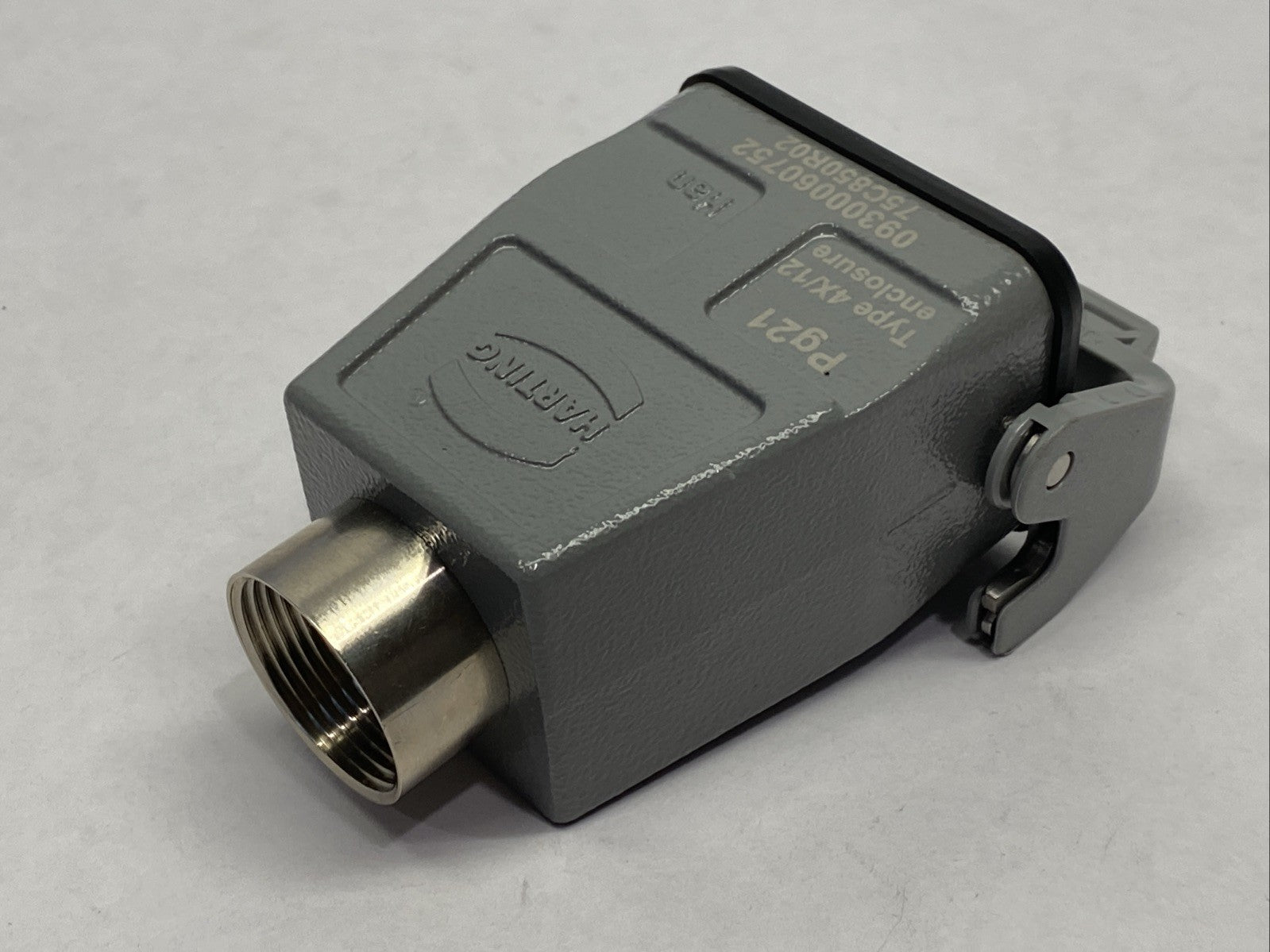 Harting Han B Hood Coupler HC 1 Lever PG 21 Cable Hood 09300060752 - Maverick Industrial Sales