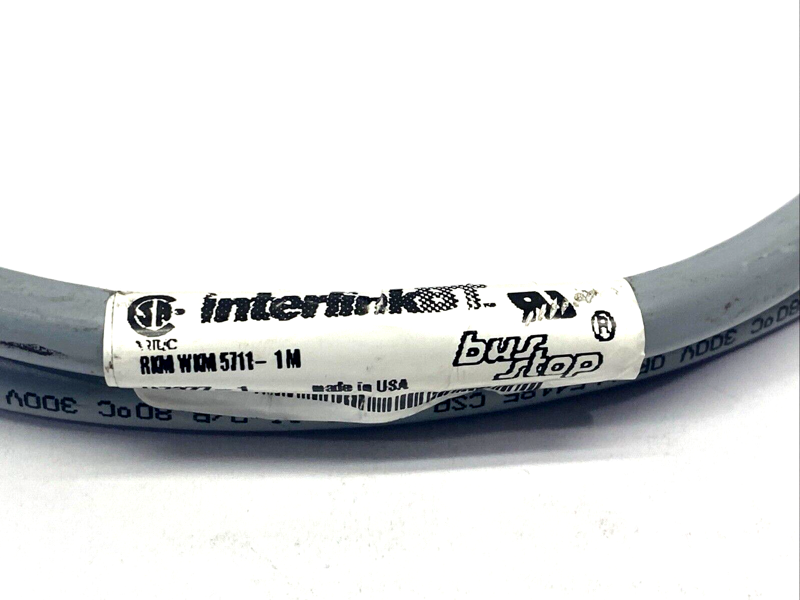Turck RKM WKM 5711-1M DeviceNet 7/8" Female 5-Pin Straight To Angle 1m U7377-1 - Maverick Industrial Sales