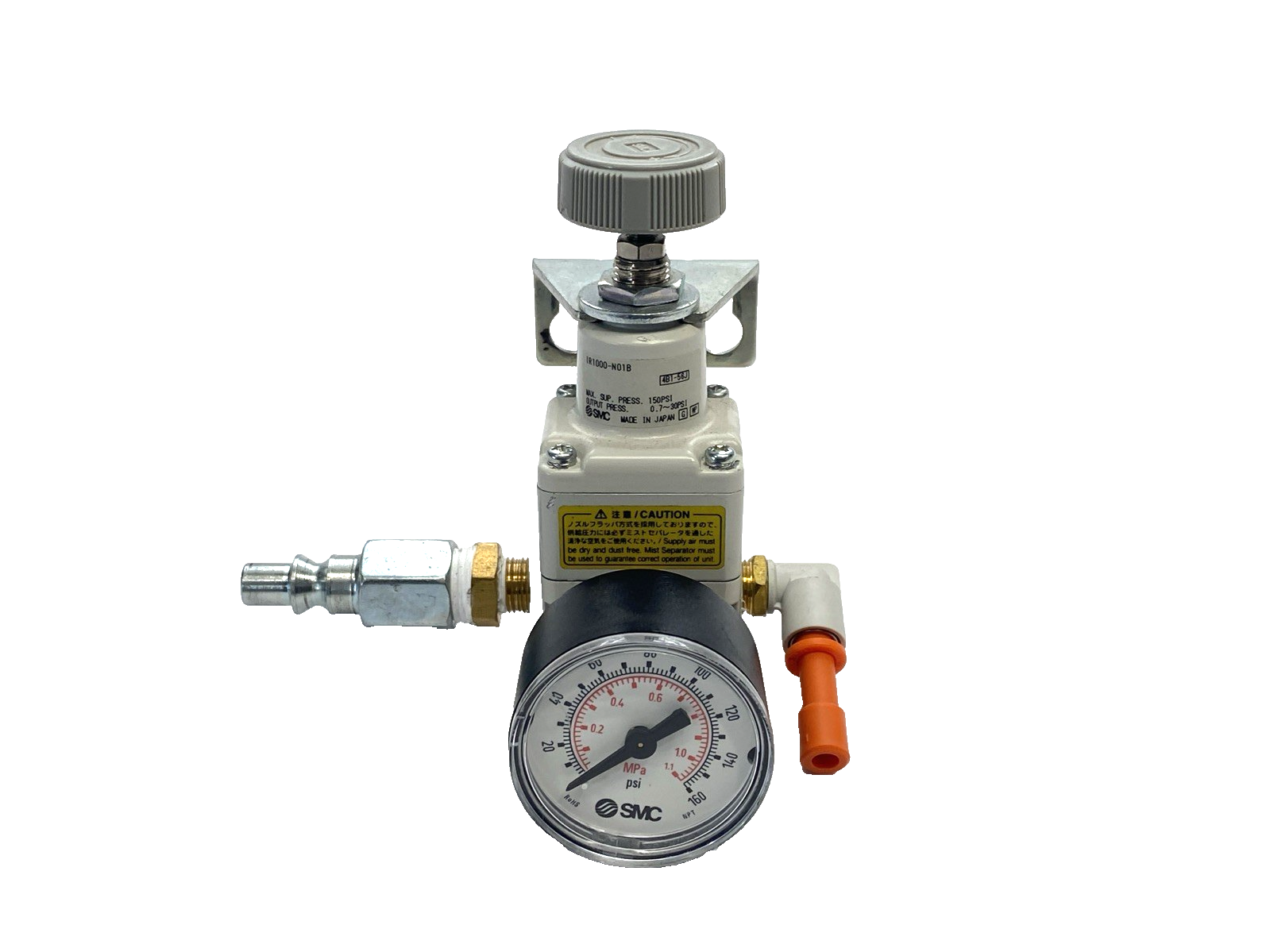 SMC IR1000-N01B Precision Pneumatic Regulator 1/8" NPT 0.7 - 30 PSI - Maverick Industrial Sales