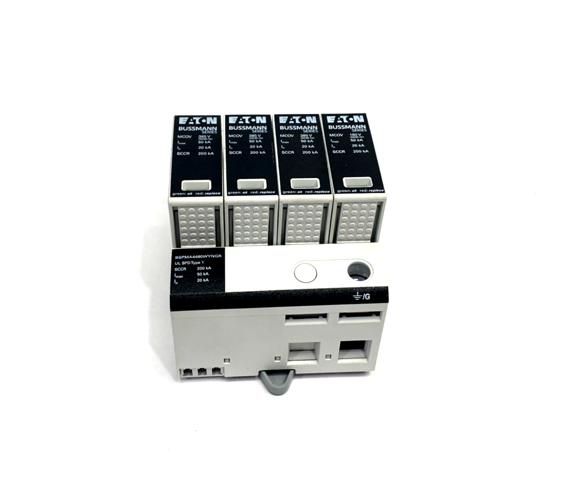 Eaton BSPMA4480WYNGR Surge Arrestor Type MOV UL94V7, 50/60Hz, 200kA - Maverick Industrial Sales