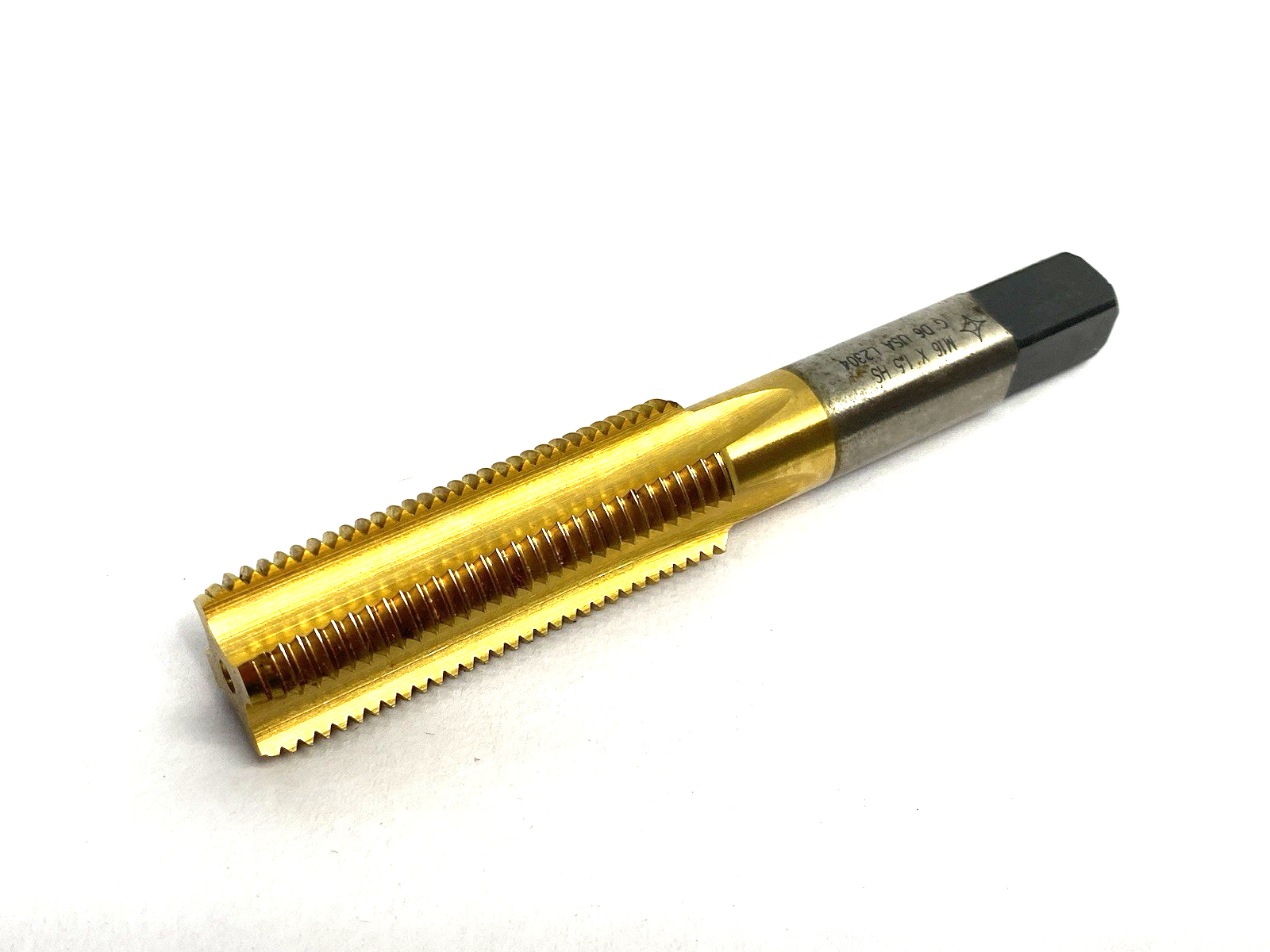 None | Cleveland M16 X 1.5 HSG D6, Straight Flute Tap, 4-Flute, L2304 - New Other - Maverick Industrial Sales
