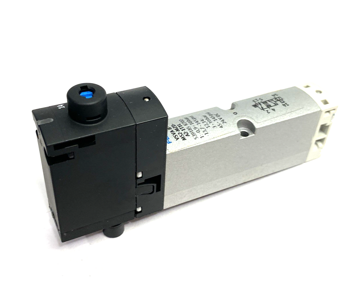 VSVA-B-M52-MZD-A1-1T1L | Festo Pneumatic Solenoid Valve, 5/2 Monostable, 539159 - Used - Maverick Industrial Sales
