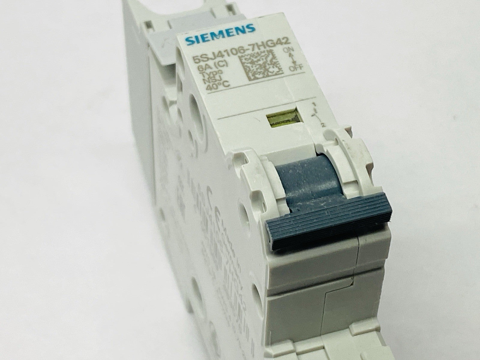 Siemens 5SJ4106-7HG42 Miniature Circuit Breaker 1-Pole 6A 277VAC/480Y 60VDC - Maverick Industrial Sales