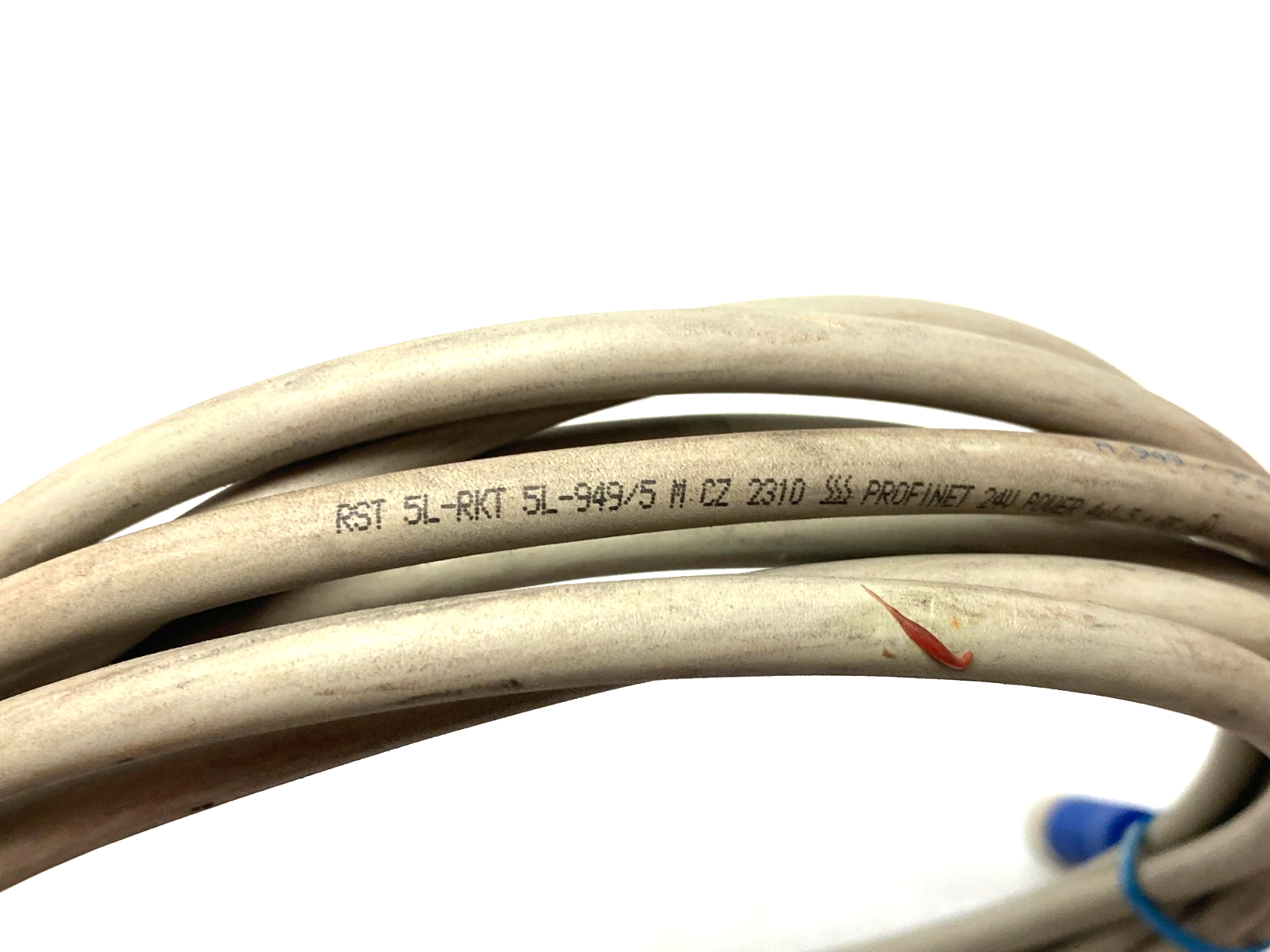 Lumberg RST 5L-RKT 5L-949/5M Profinet Double Ended Cable Assembly 5m Length - Maverick Industrial Sales
